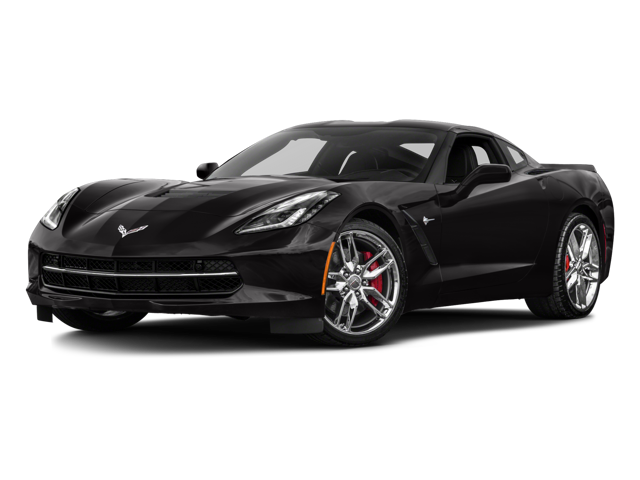 2016 Chevrolet Corvette Stingray Z51 1LT in Arctic White — front three-quarter view