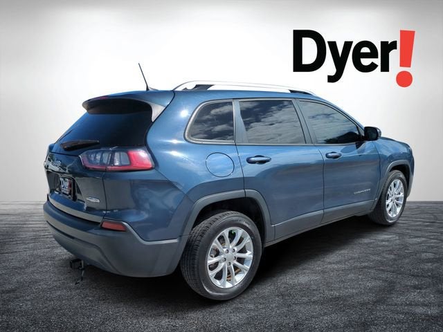 2021 Jeep Cherokee — rear three-quarter view