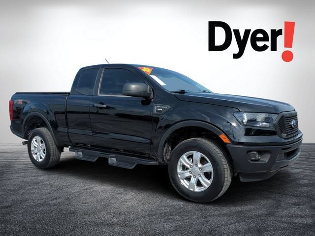 2023 Ford Ranger XL in Black — front three-quarter view