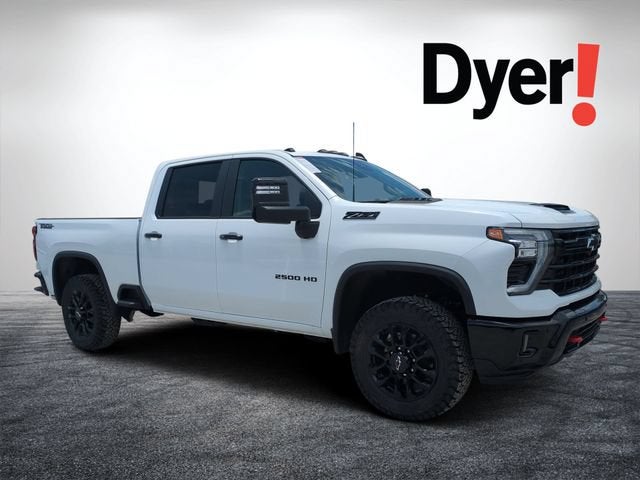 2026 Chevrolet Silverado 2500 HD LT in Summit White — front three-quarter view