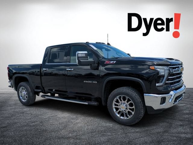 2026 Chevrolet Silverado 2500 HD LTZ in Black — front three-quarter view
