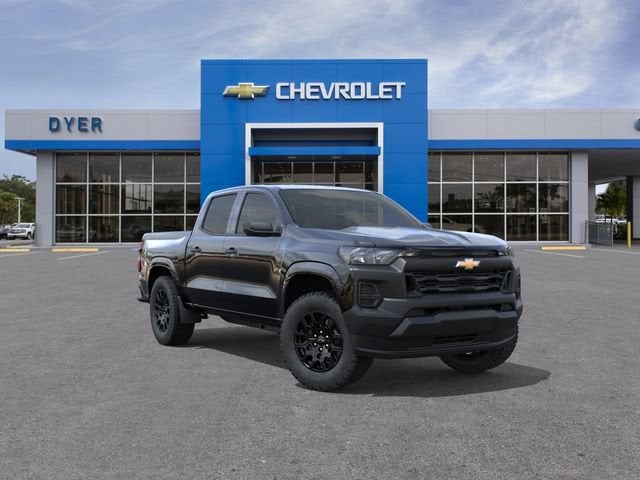 2026 Chevrolet Colorado WT in Black — front three-quarter view