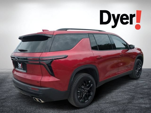 2024 Chevrolet Traverse — rear three-quarter view