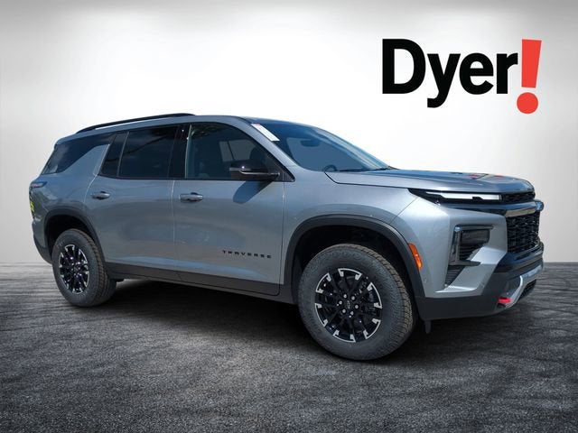 2026 Chevrolet Traverse Z71 in Sterling Gray Metallic — front three-quarter view