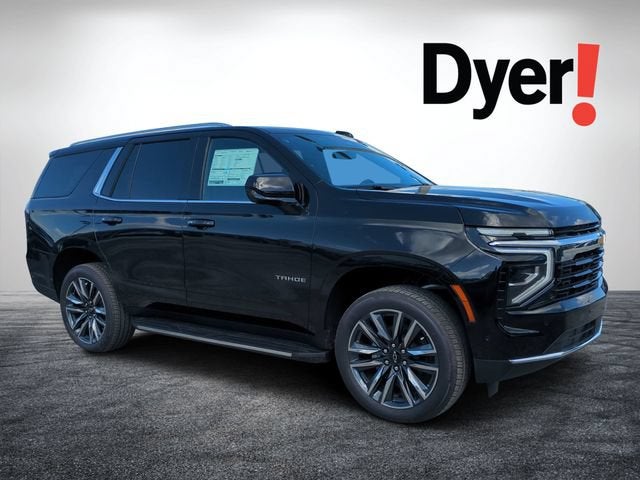 2026 Chevrolet Tahoe LS in Black — front three-quarter view