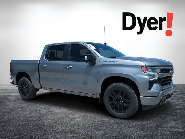 2026 Chevrolet Silverado 1500 RST in Sterling Gray Metallic — front three-quarter view