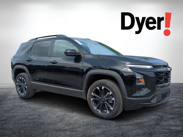 2026 Chevrolet Equinox RS in Mosaic Black Metallic — front three-quarter view