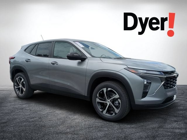 2026 Chevrolet Trax 1RS in Sterling Gray Metallic — front three-quarter view