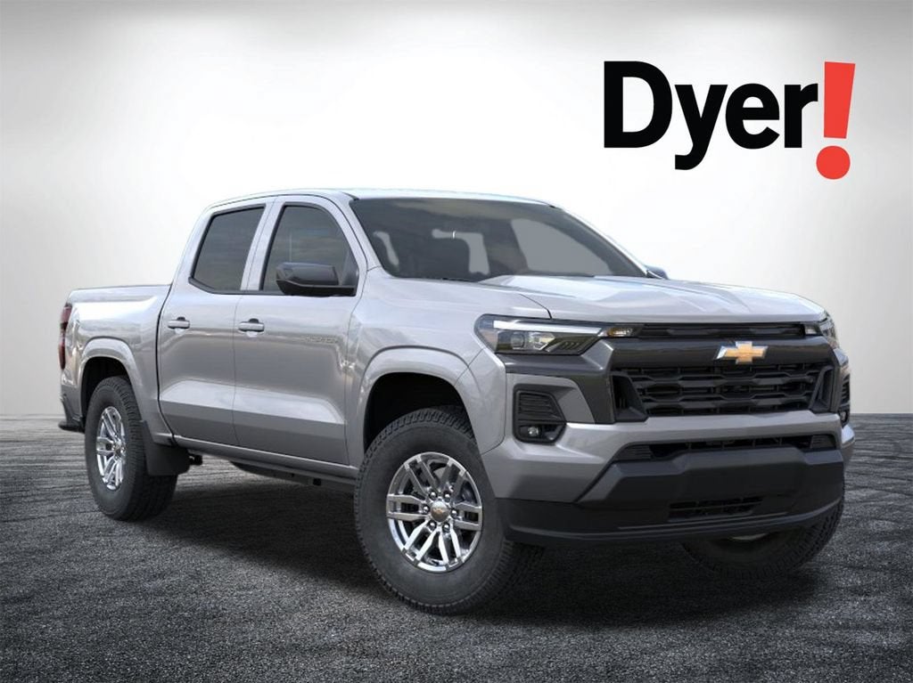2026 Chevrolet Colorado LT in Sterling Gray Metallic — front three-quarter view