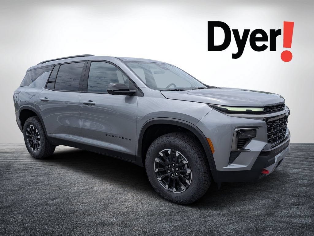 2026 Chevrolet Traverse Z71 in Sterling Gray Metallic — front three-quarter view