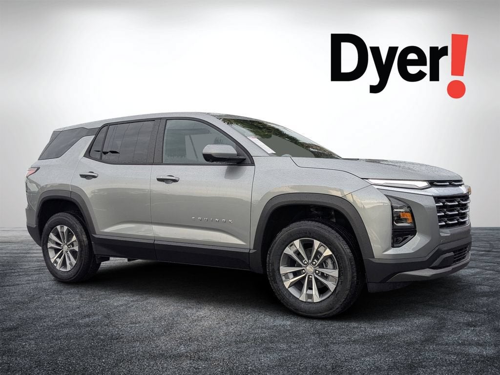 2026 Chevrolet Equinox LT in Sterling Gray Metallic — front three-quarter view