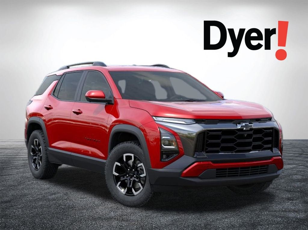 2026 Chevrolet Equinox ACTIV in Radiant Red Tintcoat — front three-quarter view