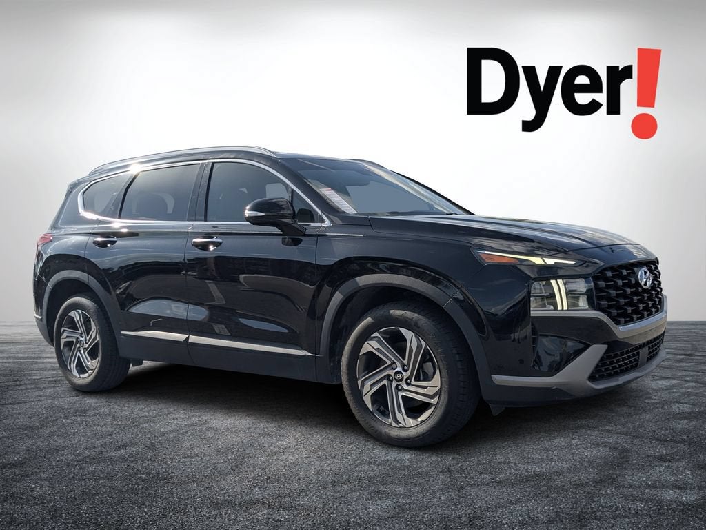 2023 Hyundai Santa Fe SEL in Beige — front three-quarter view