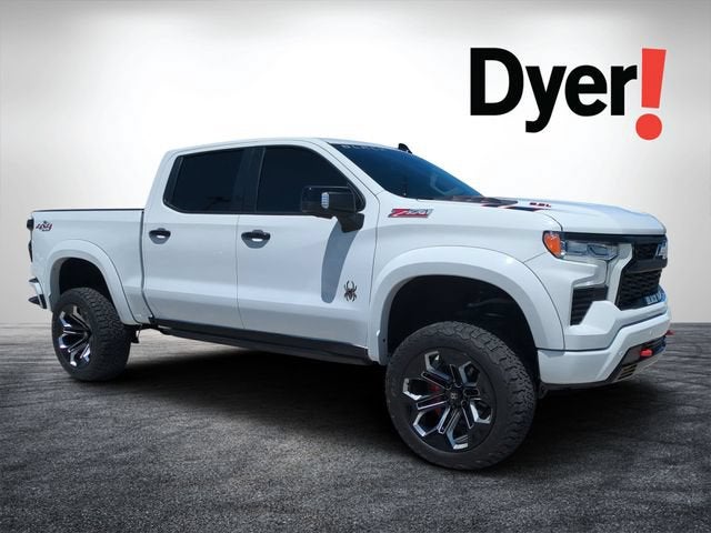 2024 Chevrolet Silverado 1500 RST in Summit White — front three-quarter view