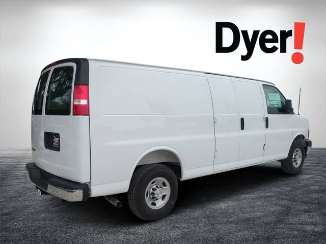 2025 Chevrolet Express Cargo — rear three-quarter view