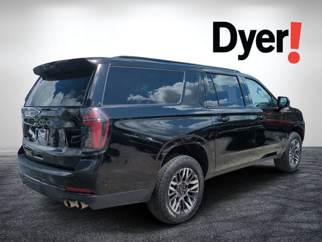 2025 Chevrolet Suburban — rear three-quarter view