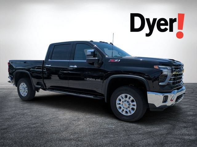 2026 Chevrolet Silverado 2500 HD LTZ in Black — front three-quarter view