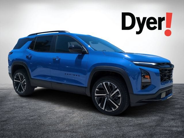 2026 Chevrolet Equinox RS in Reef Blue Metallic — front three-quarter view