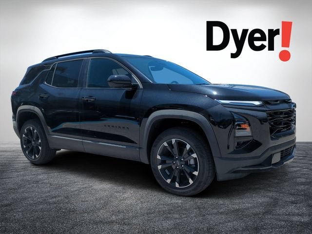 2026 Chevrolet Equinox RS in Mosaic Black Metallic — front three-quarter view