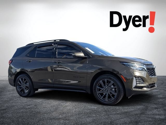 2023 Chevrolet Equinox RS in Harvest Bronze Metallic — front three-quarter view