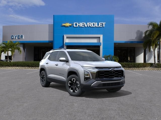 2027 Chevrolet Equinox ACTIV in Sterling Gray Metallic — front three-quarter view