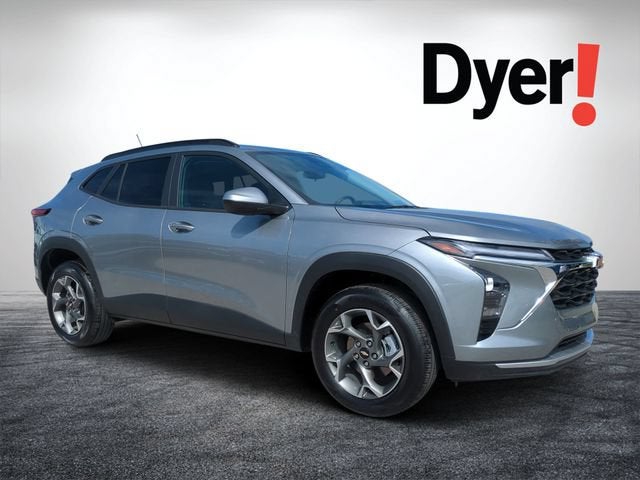2026 Chevrolet Trax LT in Sterling Gray Metallic — front three-quarter view