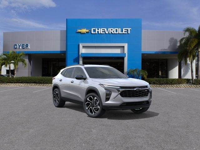 2026 Chevrolet Trax 2RS in Sterling Gray Metallic — front three-quarter view