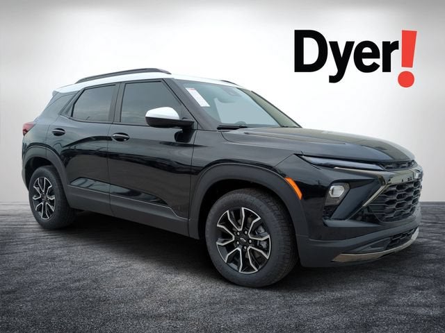 2026 Chevrolet Trailblazer ACTIV in Mosaic Black Metallic — front three-quarter view