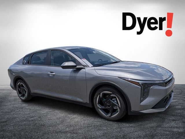 2026 Kia K4 EX in Steel Gray — front three-quarter view