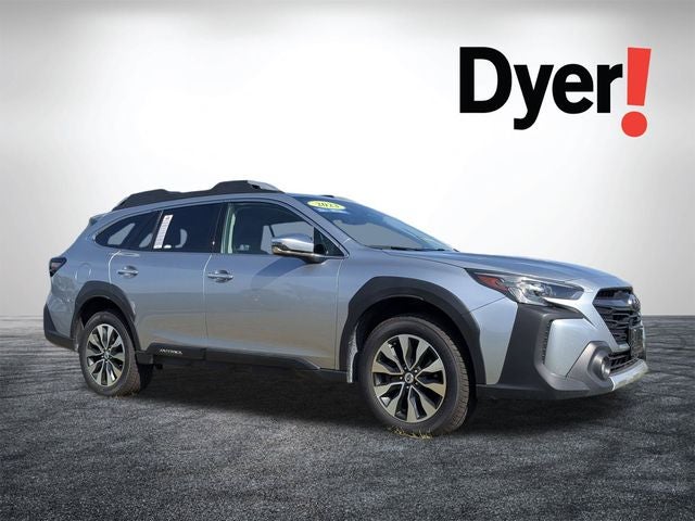 2023 Subaru Outback Touring XT in Ice Silver Metallic — front three-quarter view