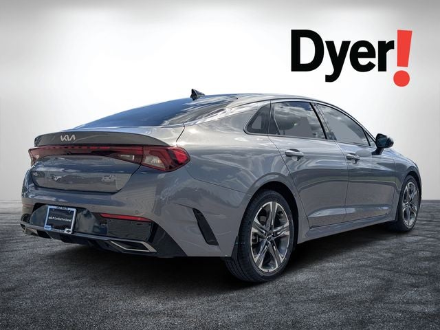 2023 Kia K5 — rear three-quarter view