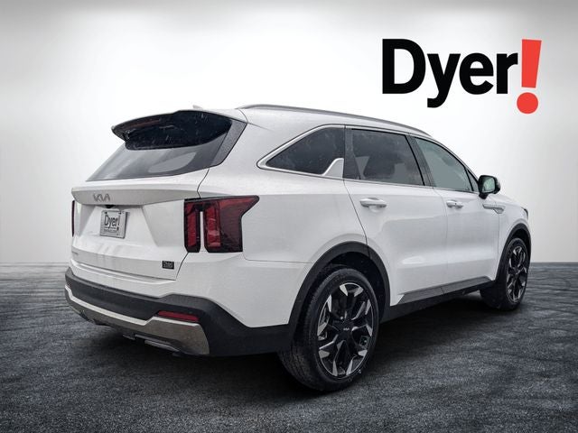 2026 Kia Sorento — rear three-quarter view