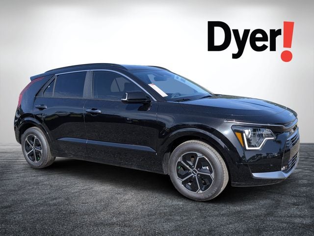 2026 Kia Niro Base in Aurora Black Pearl — front three-quarter view