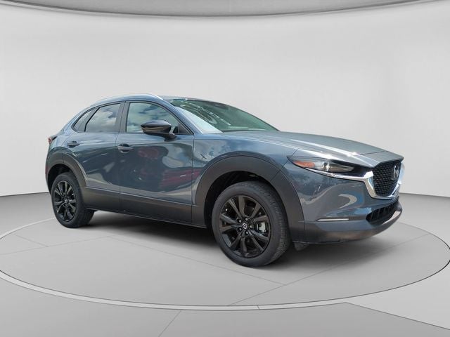 2026 Mazda Mazda CX-30 2.5 S Carbon Edition AWD in Polymetal Gray Metallic — front three-quarter view