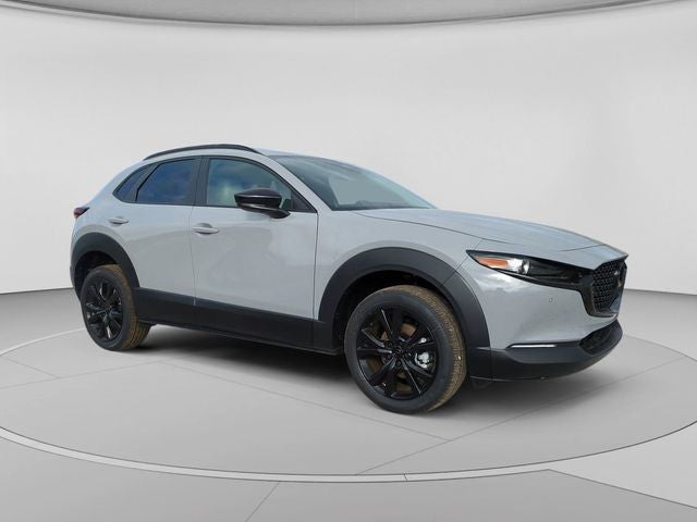 2026 Mazda Mazda CX-30 2.5 S Aire Edition in Aero Gray Metallic — front three-quarter view