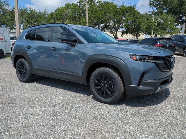 2026 Mazda Mazda CX-50 Hybrid Premium AWD in Polymetal Gray Metallic — front three-quarter view