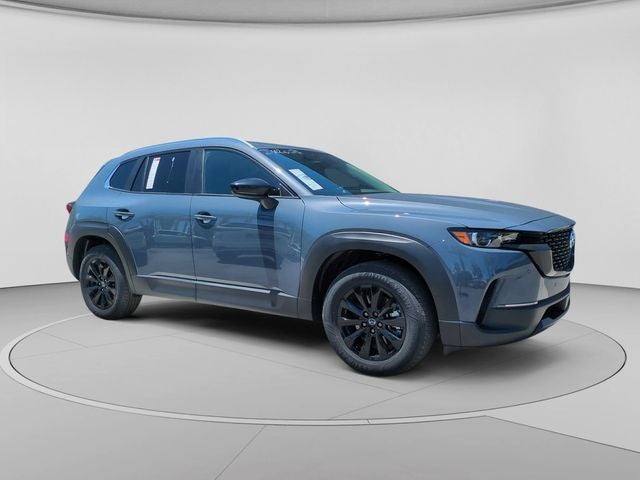 2026 Mazda Mazda CX-50 2.5 S Preferred AWD in Polymetal Gray Metallic — front three-quarter view