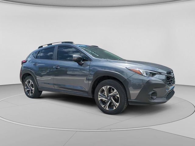 2024 Subaru Crosstrek Premium in Magnetite Gray Metallic — front three-quarter view