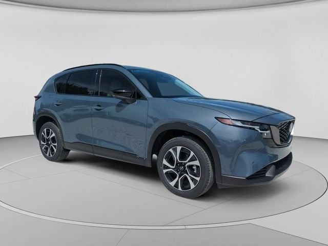 2026 Mazda Mazda CX-5 2.5 S Preferred AWD in Polymetal Gray Metallic — front three-quarter view
