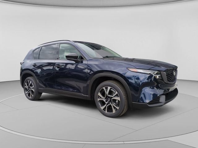 2026 Mazda Mazda CX-5 2.5 S Preferred AWD in Navy Blue Mica — front three-quarter view