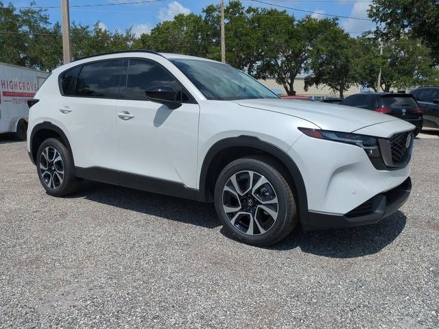 2026 Mazda Mazda CX-5 2.5 S Preferred AWD in Rhodium White Metallic — front three-quarter view