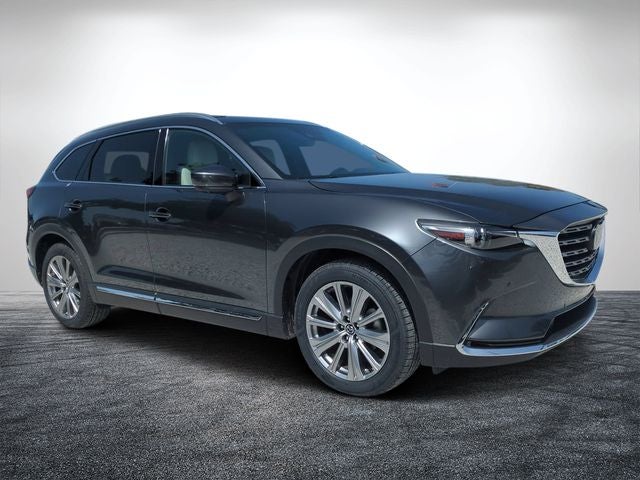 2023 Mazda Mazda CX-9 Signature in Machine Gray Metallic — front three-quarter view