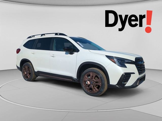 2026 Subaru ASCENT Limited Bronze Edition 7-Passenger in Crystal White Pearl — front three-quarter view