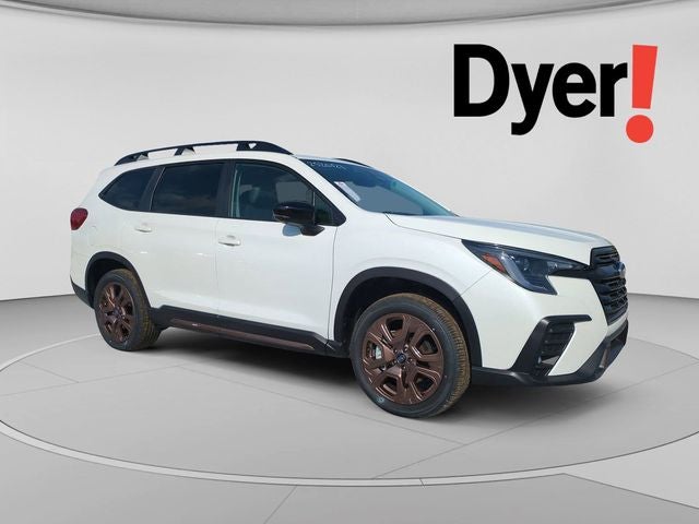2026 Subaru ASCENT Limited Bronze Edition 7-Passenger in Crystal White Pearl — front three-quarter view