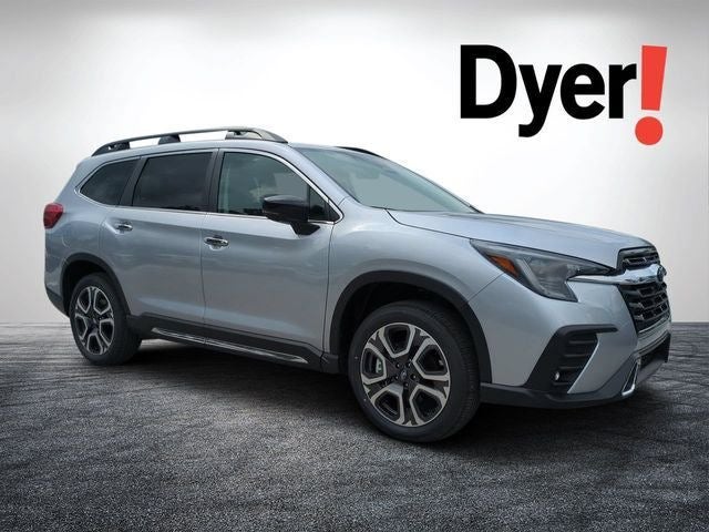 2026 Subaru ASCENT Touring 7-Passenger in Ice Silver Metallic — front three-quarter view