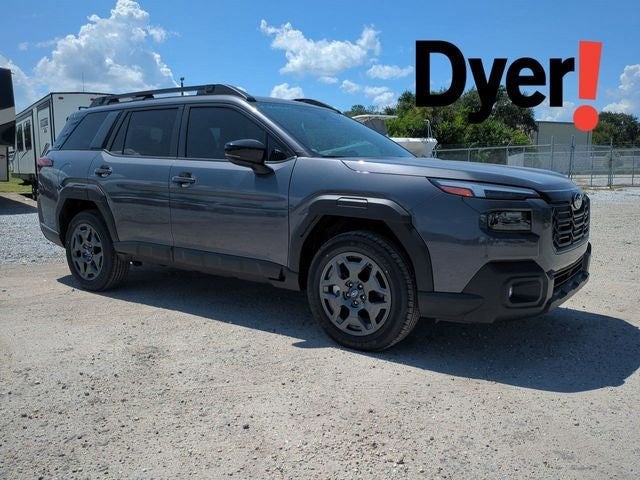 2026 Subaru OUTBACK Premium in Magnetite Gray Metallic — front three-quarter view