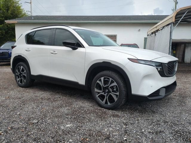 2026 Mazda Mazda CX-5 2.5 S Preferred AWD in Rhodium White Metallic — front three-quarter view